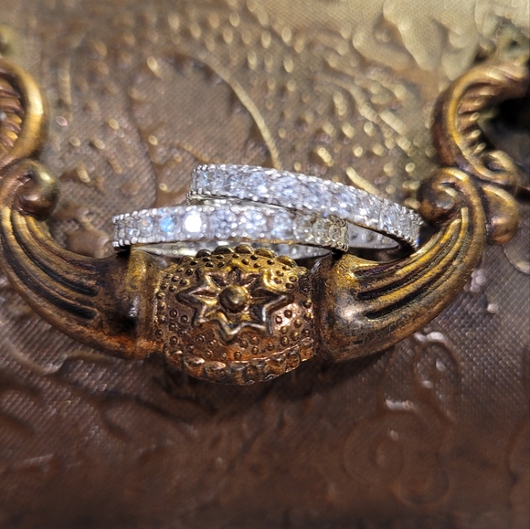 Sterling silver eternity band(s) - Picture 6 of 6